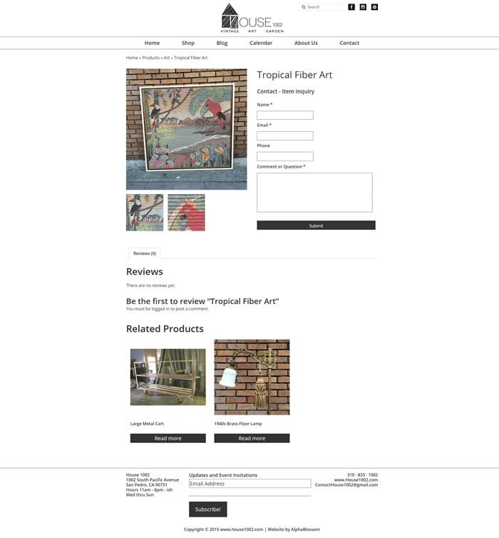 House 1002 Custom Genesis / WooCommerce Childe theme