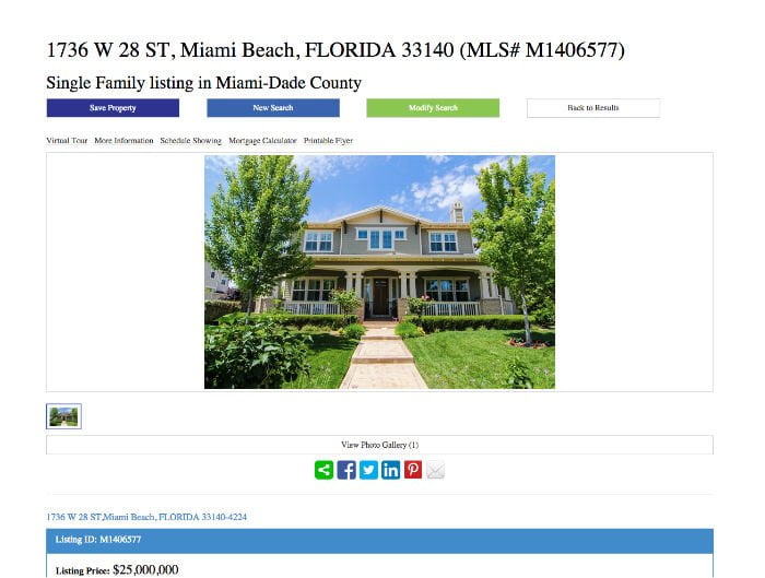 IDX Single Listing with custom header